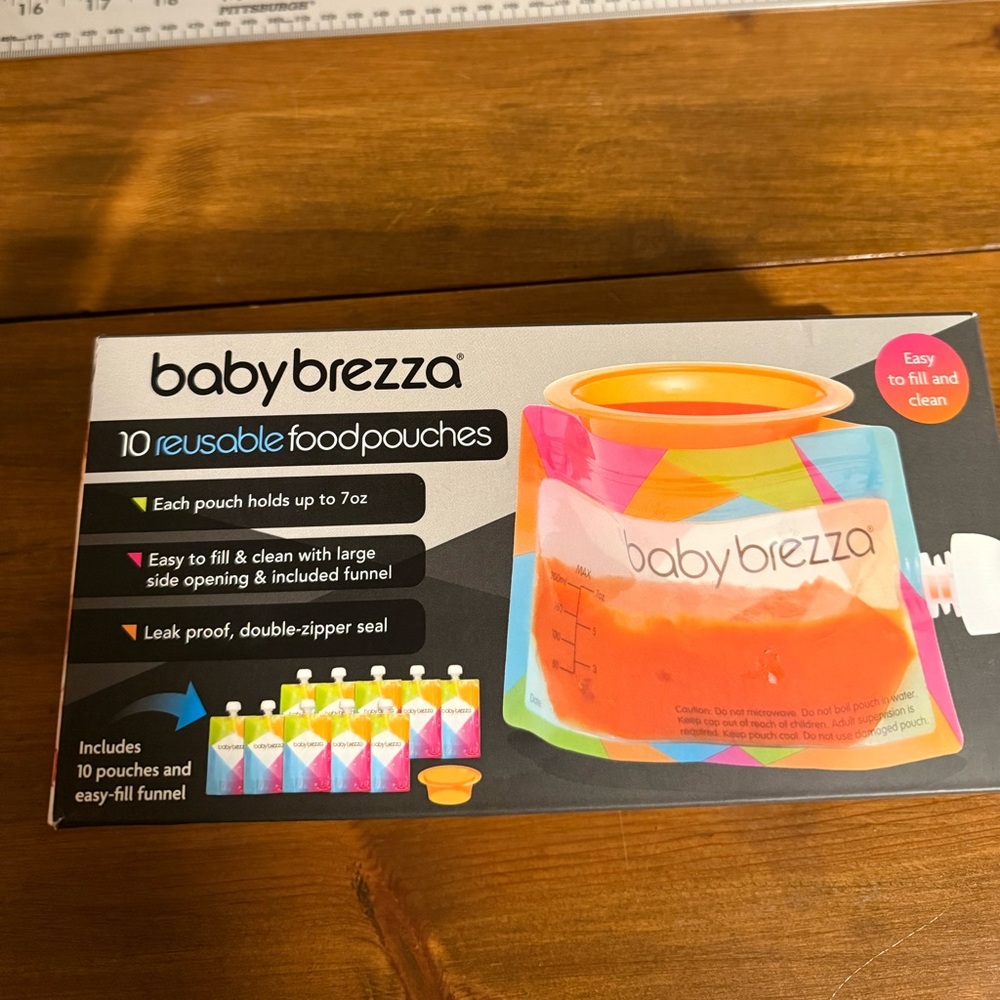Baby Brezza Food Pouches Reusable